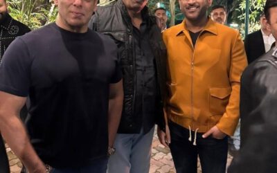 MS Dhoni Visited Salman Khan